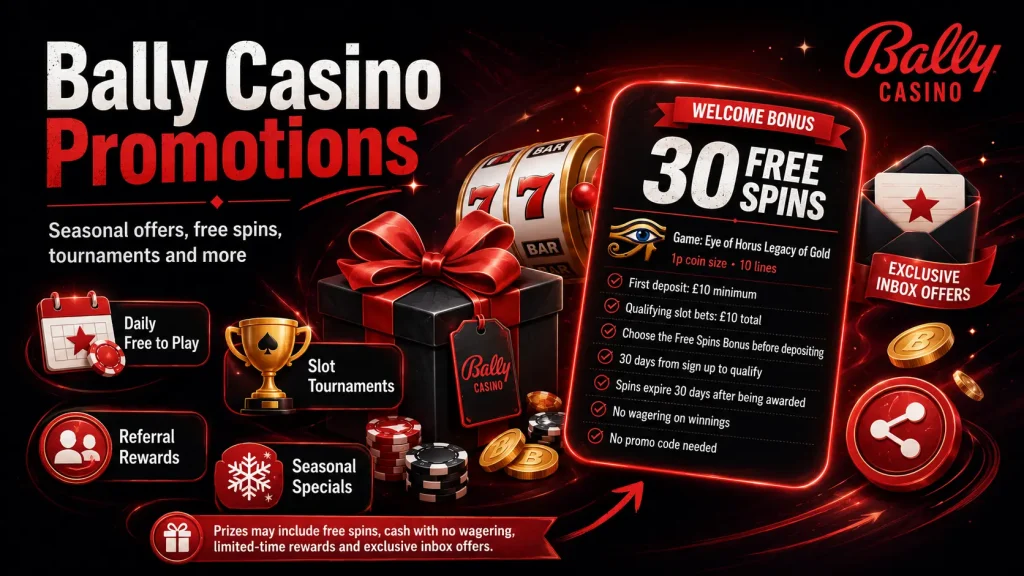 Bally Casino Welcome Bonus